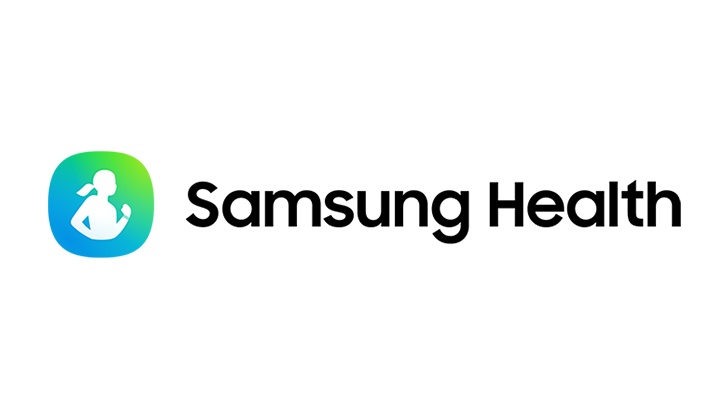 초록·파랑 그러데이션의 삼성헬스 앱 아이콘과 'Samsung Health' 로고